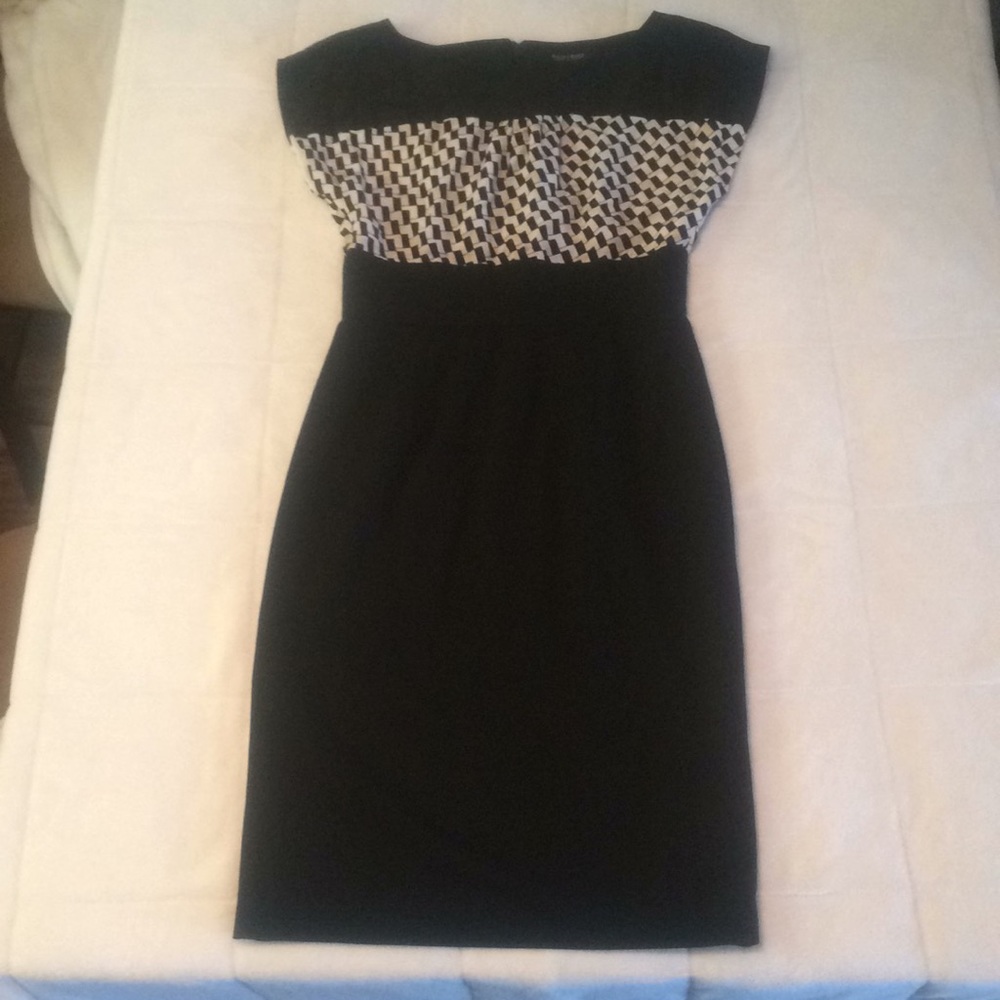 White House Black Market silk sheath dress size 2